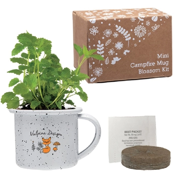 Think Green Custom Mini Camping Mug w/ Blossom Kit