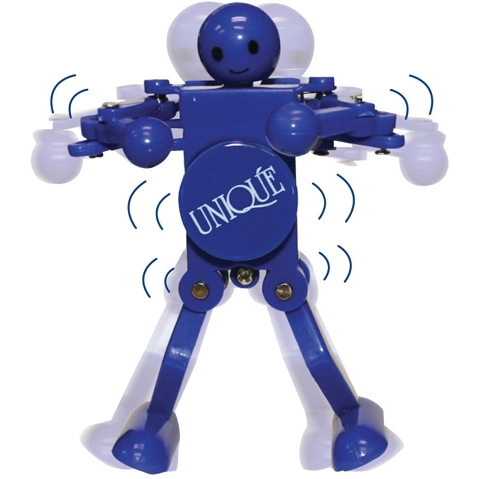 Blue Boogie Bot Dancing Robot Promotional Wind-up Toy