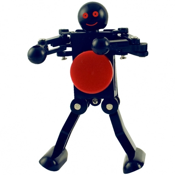 Black Boogie Bot Dancing Robot Promotional Wind-up Toy