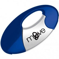 Blue Clip-N-Carry Promotional USB Drive - 4GB