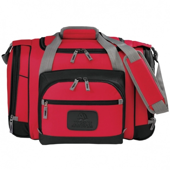 Red Convertible Duffle Custom Cooler - 24 Can 