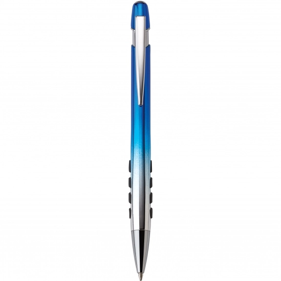 Blue Ombre Ballpoint Logo Pens w/ Grippers