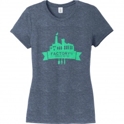 District Made Perfect Tri Crew Custom T-Shirts - Women's - Colors