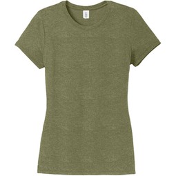 Military green frost - District Made Perfect Tri Crew Custom T-Shirts - Wo 