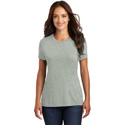 Front - District Made Perfect Tri Crew Custom T-Shirts - Women's