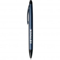 Blue - Metallic Stylus Twist Promotional Pen