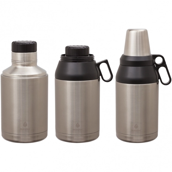 Personalized Etched Custom Message 64oz Stainless Steel Insulated Growler 