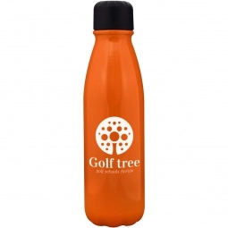 Orange - Reusable Aluminum Custom Water Bottle - 20 oz.