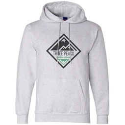 Silver grey Champion&#174; Double Dry Eco Custom Pullover Unisex Hoodie