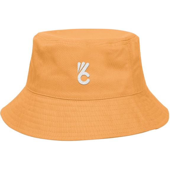 Orange - Cotton Twill Custom Bucket Hat