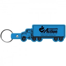 Blue Truck Soft Imprinted Key Tag