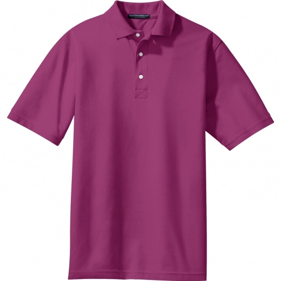 Boysenberry Port Authority Rapid Dry Custom Polo Shirt