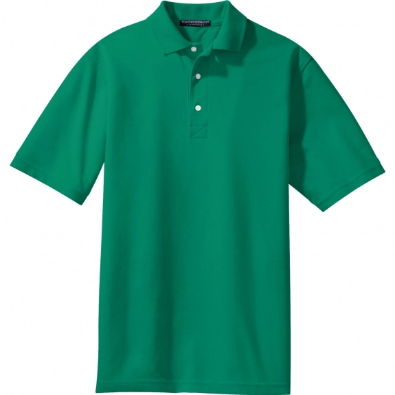Emerald Green Port Authority Rapid Dry Custom Polo Shirt