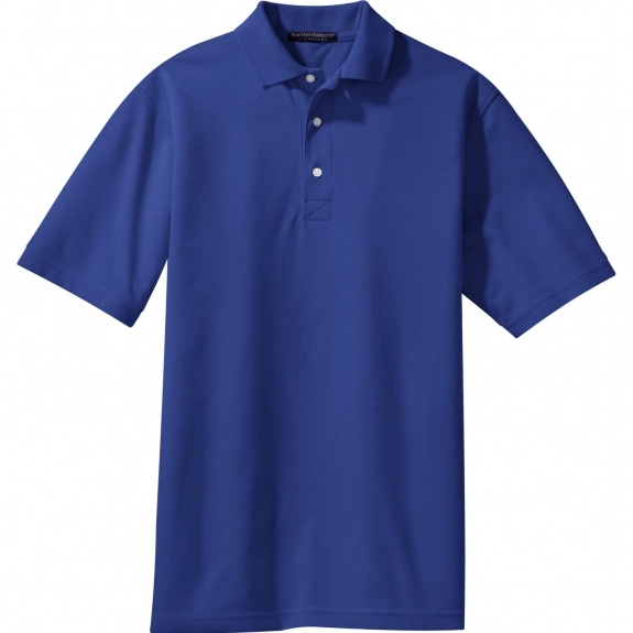 Royal Blue Port Authority Rapid Dry Custom Polo Shirt