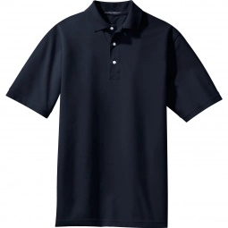 Classic Navy Port Authority Rapid Dry Custom Polo Shirt