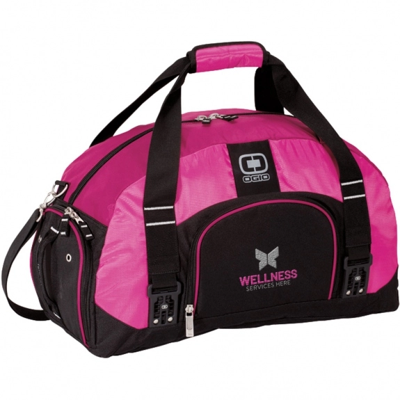 Pink OGIO Big Dome Promotional Duffle Bag