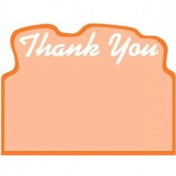 Translucent Orange Press n' Stick Custom Calendar - Thank You