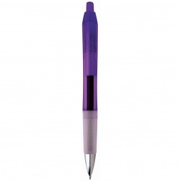 Clear Purple BIC Intensity Clic Gel Promotional Pen