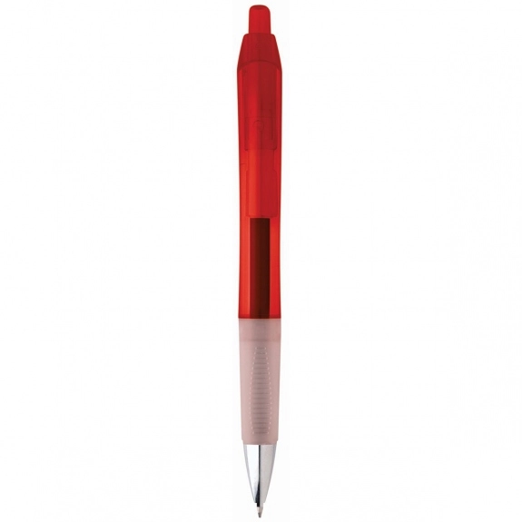 Clear Red BIC Intensity Clic Gel Promotional Pen