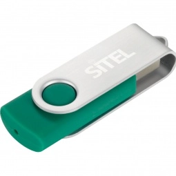 Green 8GB Colorful Flip Open Custom Flash Drive
