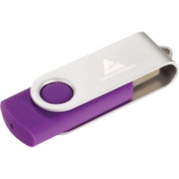 Purple 8GB Colorful Flip Open Custom Flash Drive