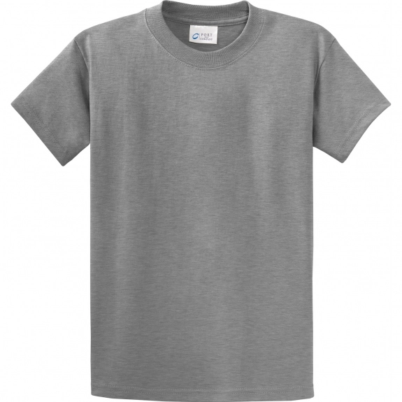 Athletic Heather Port & Company Essential Logo T-Shirt - Men's Tall