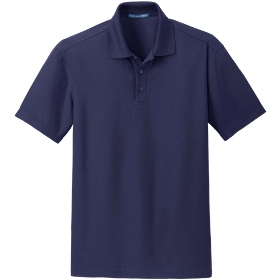 True Navy Authority Dry Zone Custom Polo Shirts - Men's