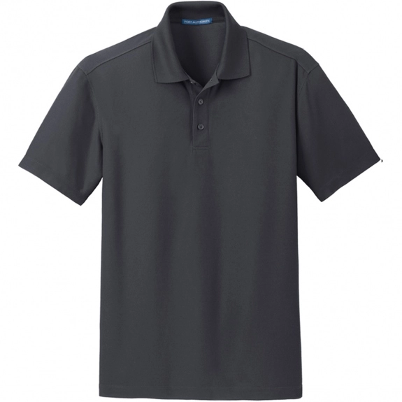 Battleship Grey Port Authority Dry Zone Custom Polo Shirts - Men's