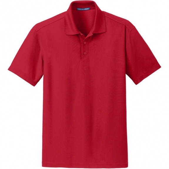 Engine Red Port Authority Dry Zone Custom Polo Shirts - Men's
