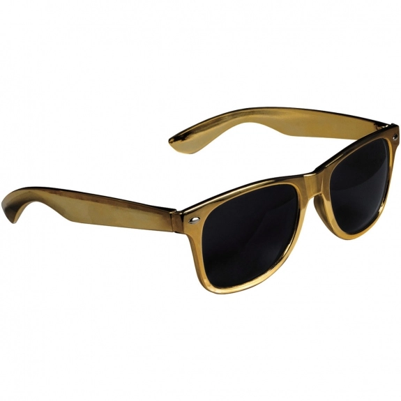 Gold Full Color Ray-Ban Style Custom Sunglasses