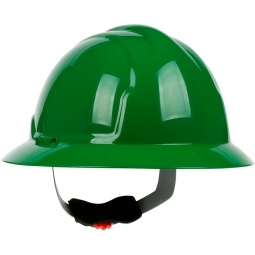 Green - Full Brim Wheel Ratchet Custom Hard Hat