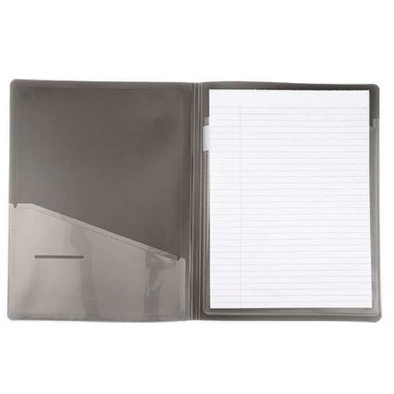 Open - Translucent Branded Folder w/ Writing Pad
