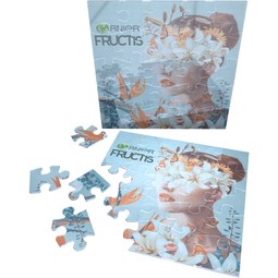 Full Color 10" Square Acrylic Custom Jigsaw Puzzle - 25 pcs.