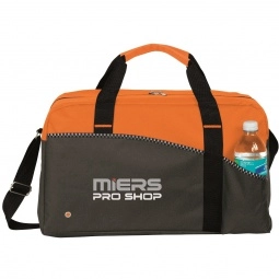 Orange - Atchison Center Court Custom Duffle Bag - 18"