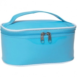 Light Blue - PVC Custom Cosmetic Bags