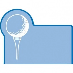 Translucent Purple Press n' Stick Custom Calendar - Golf Ball & Tee