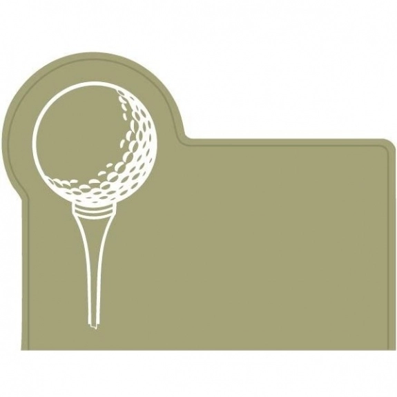 Gold Press n' Stick Custom Calendar - Golf Ball & Tee