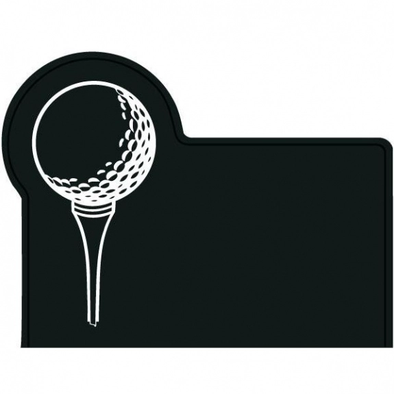Black Press n' Stick Custom Calendar - Golf Ball & Tee