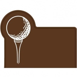 Brown Press n' Stick Custom Calendar - Golf Ball & Tee