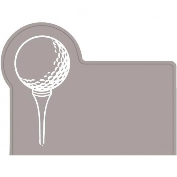 Gray Press n' Stick Custom Calendar - Golf Ball & Tee