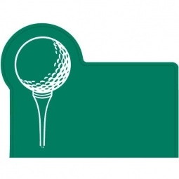 Kelly Green Press n' Stick Custom Calendar - Golf Ball & Tee