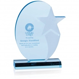 Promotional Stellar Custom Acrylic Award with Logo