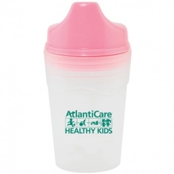 Frosted w/pink Non-Spill Baby Custom Sippy Cup - 5 oz.