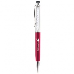 Red MIA Shimmer Ballpoint Custom Stylus Pen Combo