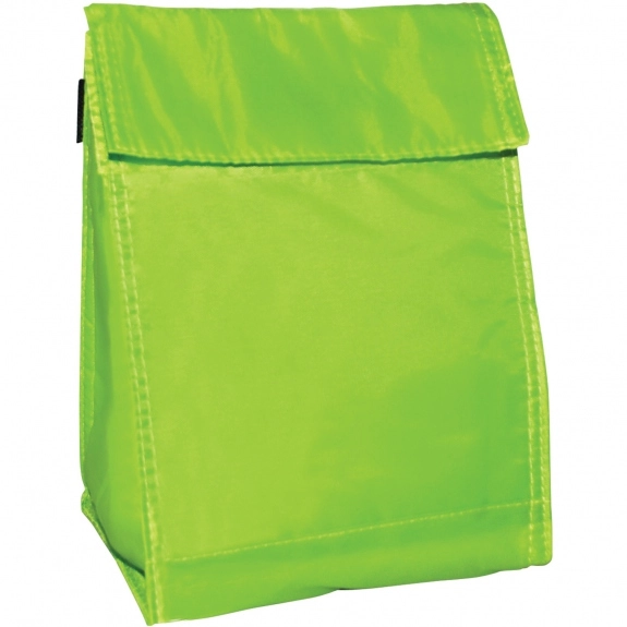 Lime Green Insulated Budget Custom Lunch Bag
