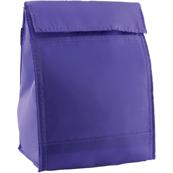 Purple Insulated Budget Custom Lunch Bag