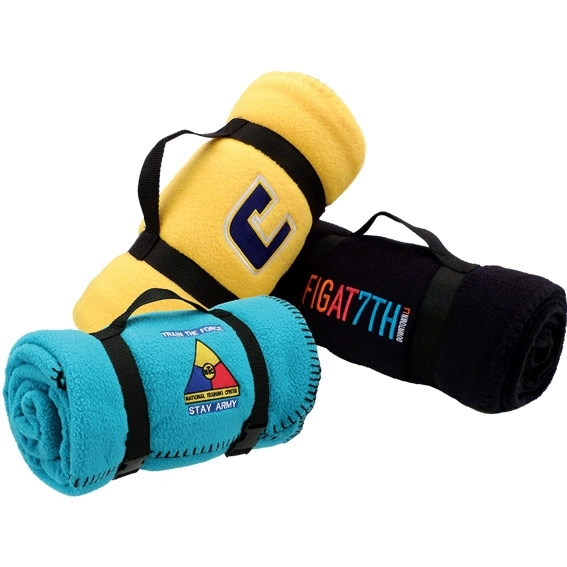 Soft Polar Fleece Custom Blanket 50 x 60 Embroidered Blankets