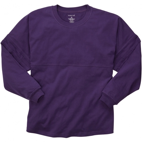 Purple boxercraft Pom Pom Jersey Custom T-Shirts - Front