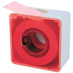 Red Full Color Custom Sticky Note Tape Dispenser
