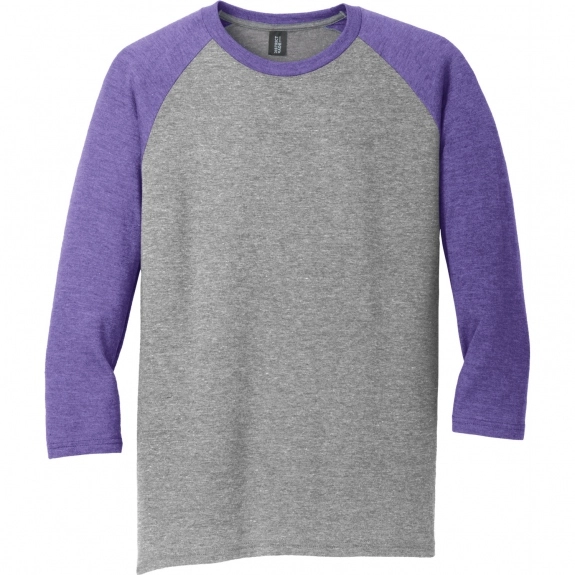 Purple District Made Perfect Tri 3/4 Sleeve Custom T-Shirts
